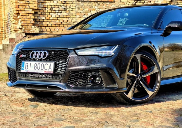 Audi RS7 cena 229000 przebieg: 96000, rok produkcji 2016 z Białystok małe 121